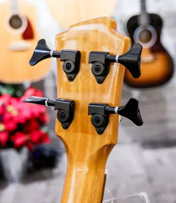 Denver - Acacia Fretless Bass Ukulele with Gig Bag 2